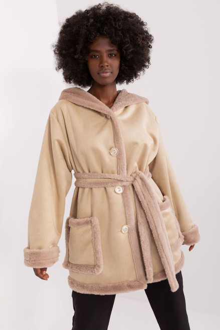 beige - Coat model 191134 Lakerta U704-191134