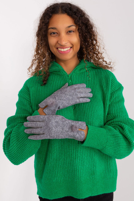 grey - Gloves model 191072 AT U704-191072