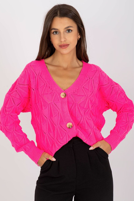 pink - Cardigan model 170538 Rue Paris U704-170538