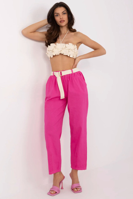 pink - Women trousers model 209213 Italy Moda U704-209213