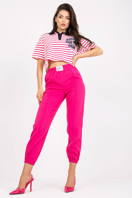 pink - Women trousers model 167001 Italy Moda U704-167001
