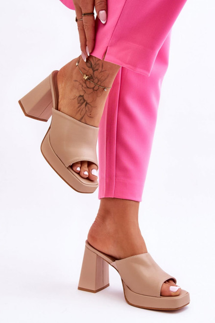 beige - Flip-flops model 181070 Step in style U704-181070