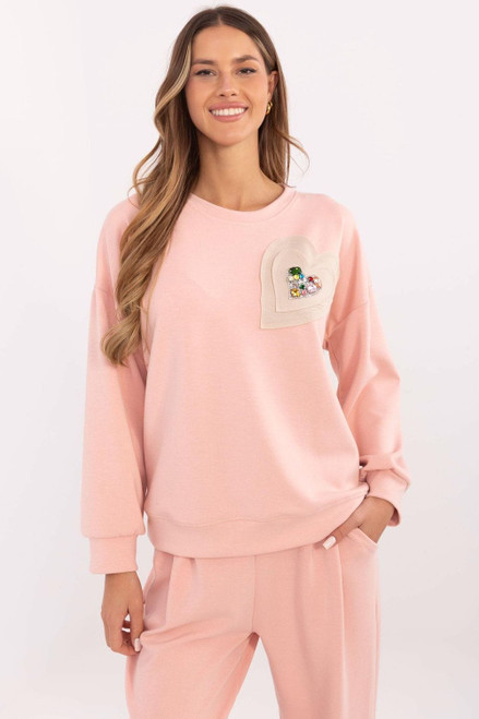 pink - Sweatshirt model 207031 Italy Moda U704-207031