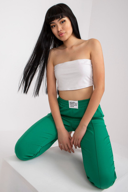 green - Women trousers model 167008 Italy Moda U704-167008