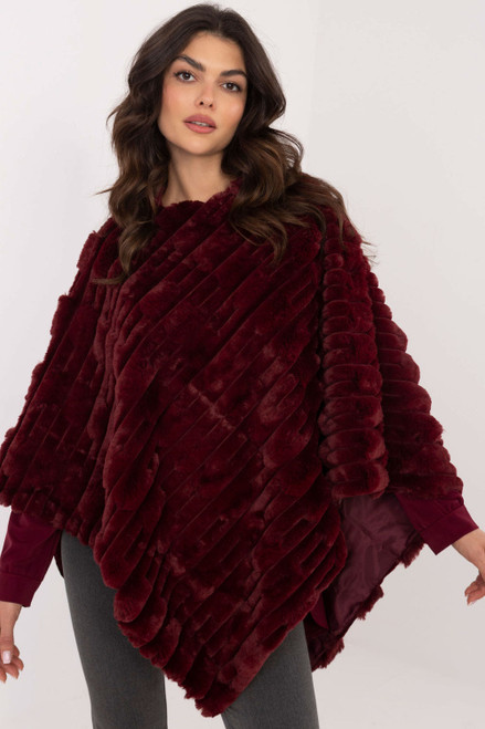 red - Poncho model 203664 AT U704-203664