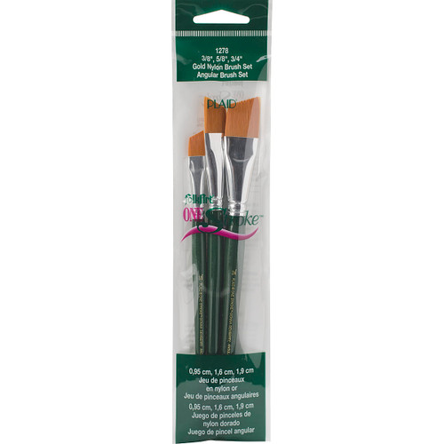 Plaid FolkArt One Stroke Brushes Brush Sets Angle N274-FC01012785