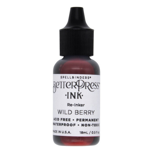 Spellbinders BetterPress Ink Reinker Wild Berry N274-NM01691093_b2b