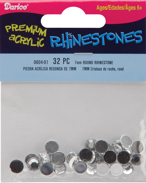 Round Rhinestones Embellishment 7mm Crystal N274-FC016925719