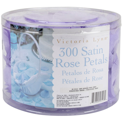 Satin Loose Rose Petals Purple N274-FC015531279