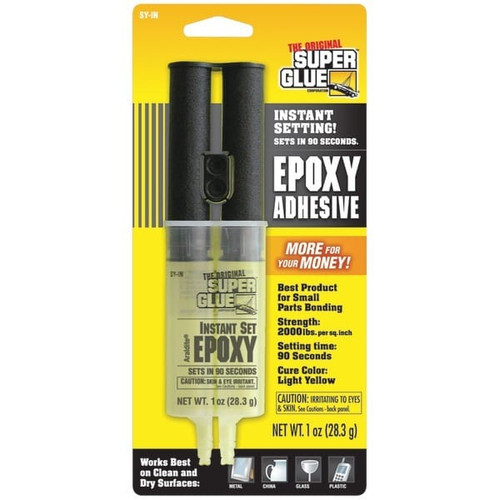 The Original SuperGlue SY-IN48 Epoxy Syringe (Instant Set) R810-SGCSYIN