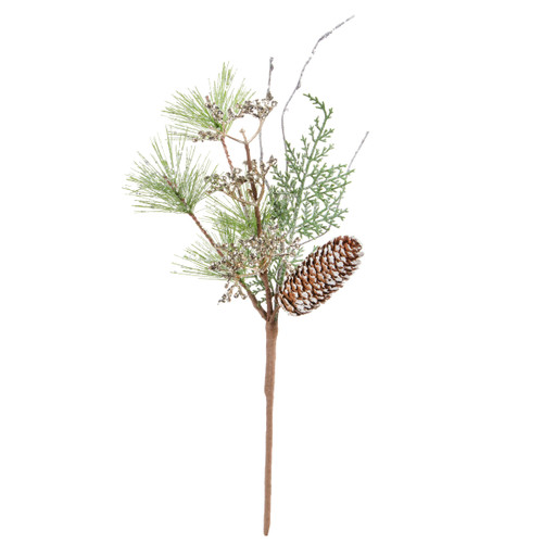 Christmas Floral Christmas Pick with Pinecone and Cedar N274-FC01181398
