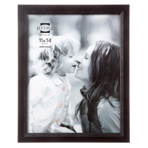 Prinz 11 X 14 Monterey Picture Frame Embossed Black Wood With Diamond Pattern N274-FC01804776