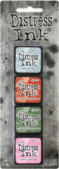 Ranger Tim Holtz Distress Mini Ink Pads 4 Per Pkg Kit 16 N274-FC01076339