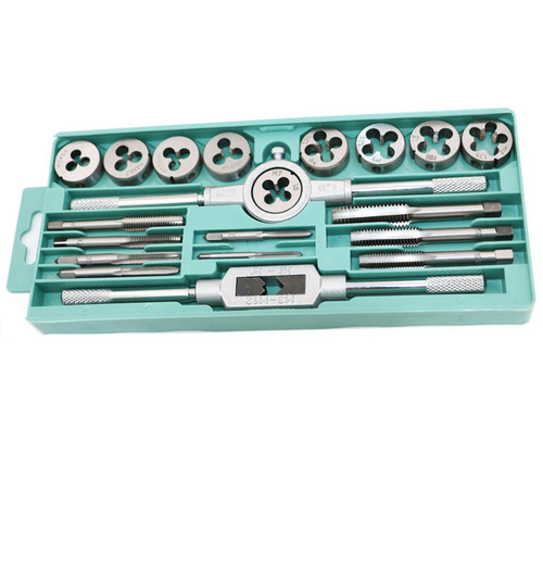Tap And Die Set Hand Tap Hardware Tool Wrench Wrench Metric Tap Set Q119-CJGJ1127785