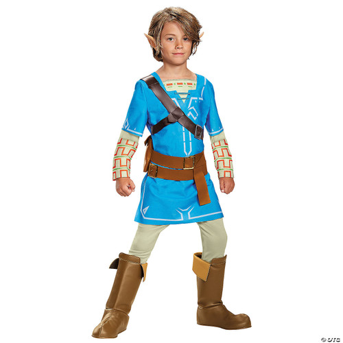 Boy s Deluxe The Legend of Zelda Breath Of The Wild Link Costume Small 46 N274-MR01DG22866L