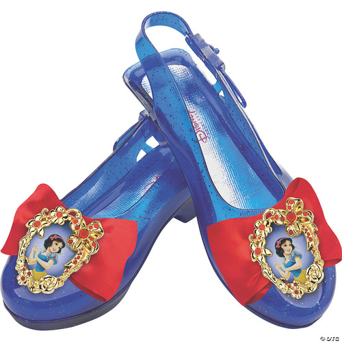 Kids Disney s Snow White and the Seven Dwarfs Snow White Blue Sparkle Jelly Shoes N274-MR01DG59285