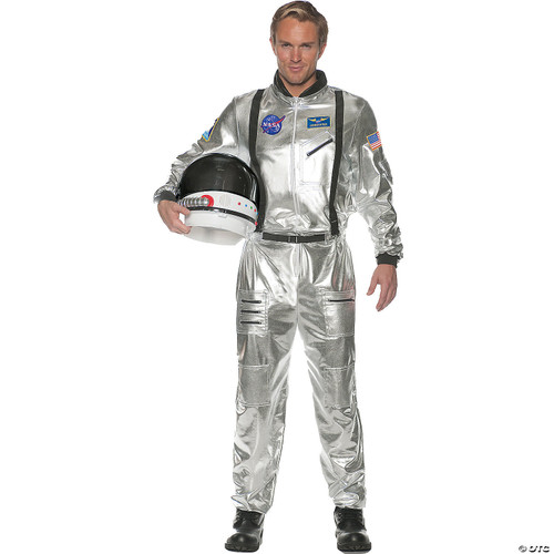Men's silver astronaut costume-teen/sm M680-UR28004T