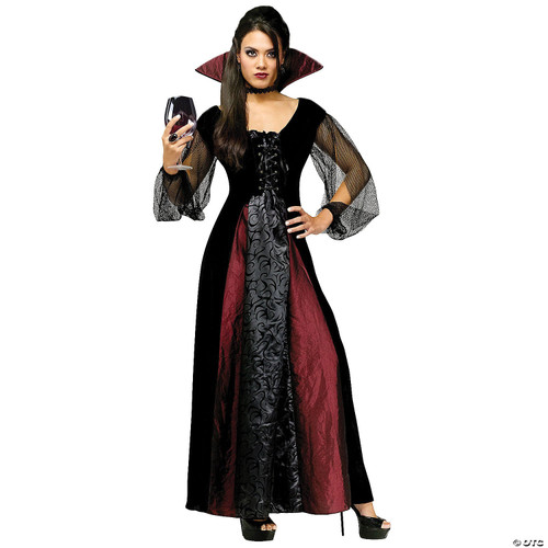 WOMENS GOTH VAMPIRE COSTUME N274-MR01FW5169SD