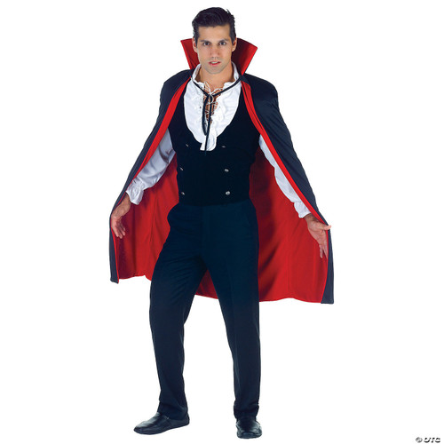 Adult red/black dracula cape M680-UR29462