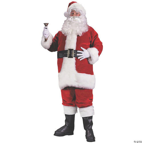 Santa suit prem pl red lrg M680-FW7502