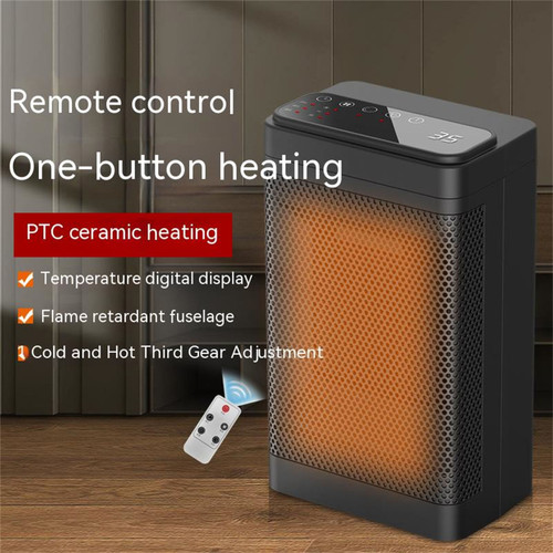 1500w Space Electric Heater with Remote Control 3 Modes 12h Timer Tip-over Protective for Home Offi K484-PHO_0X44QM0N