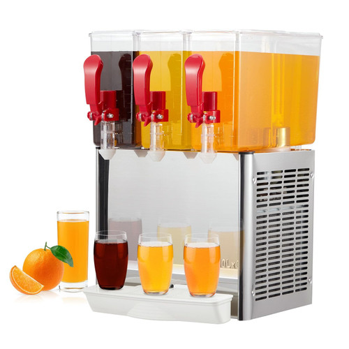 US GARVEE 10x3L Commercial Beverage Dispenser 320W Stainless Steel Food Grade Ice Tea Drink Dispens K484-PHO_0YH49ZXF_US