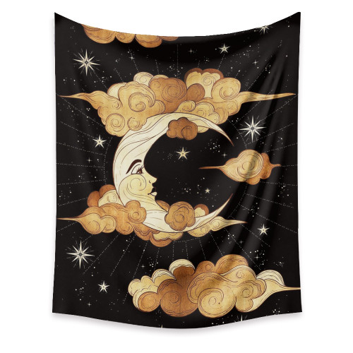 Color: C, Size: 73X95CM - Moon Tapestry Home Decor Background Cloth Wall Hanging Tapestry Q119-CJCL107199015OL
