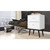 White Modern Mid-Century Style 2-Drawer Side Table Nightstand Q280-WMSTNM558931
