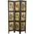 3-Panel Double Sided Floral Botany Plant Life Floral Leaves Room Divider Q280-ORF106253