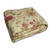 Red Pink Gold Ecru Floral Roses Quilt Throw Blanket in 100% Cotton Q280-ANRSQPT153682841