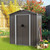 5 x 3 ft. Outdoor Grey Metal Garden Storage Shed Q280-SWLMGS185146847
