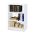 Modern 3-Shelf Bookcase in White Wood Finish Q280-WSJCB198281