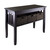 Espresso 2 Tier Entryway Hall Console Table with 3 Storage Baskets Q280-CHBCE217