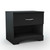 Modern 1 Drawer Nightstand End Side Table Storage in Black Q280-SSBL1023