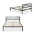 Queen Metal Platform Bed Frame with Headboard and Wood Slats Q280-QZMPBCE89184