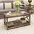 Contemporary 2-Tier Farmhouse Coffee Table in Rustic Wood Finish Q280-RWCTS129965723