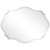 Modern Frameless 32 x 24 inch Scalloped Beveled Accent Bathroom Mirror Q280-MSPCYEW584397