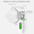 Portable Handheld Ultrasonic Nebulizer Phlegm Cough Relieving Pocket Machine for Home Travel Green K484-FQZHE_J50JRLDY