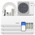30000 BTU 3 Zone 23 SEER2 Mini Split Air Conditioner Wifi Enabled with Heat Pump-9K + 12K + 12K - C D681-UltrEco-30K-31