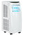 8000 BTU Portable Air Conditioner with Sleep Mode and Dehumidifier Function - Color: White D681-EP24619US