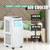 8000 BTU Portable Air Conditioner with Sleep Mode and Dehumidifier Function - Color: White D681-EP24619US