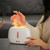 Flame Aroma Diffuser, Flame Humidifier with 3 Color Changing Lights USB Charging Square Aromatherap K484-FQZHE_UGNQW2YD