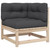 Garden Sofa Set Natural wood and anthracite A949-3299534