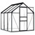 Greenhouse Anthracite and Transparent Aluminum and Polycarbonate A949-48215