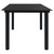 Garden Dining Set Black Powder-coated steel, glass, cotton rope A949-3060211