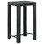 Garden Bar Set Black PE rattan, powder-coated steel, polyester A949-3064792