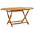 Garden Table Teak Solid Acacia wood Medium Foldable A949-313324