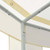 Outdoor Gazebo Cream PA-coated polyester, powder-coated steel Large A949-44814