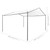 Gazebo White Fabric with a PA coating, steel A949-312236