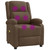 Massage Chair Brown Fabric, wood, and metal Single Massage Chair A949-348449